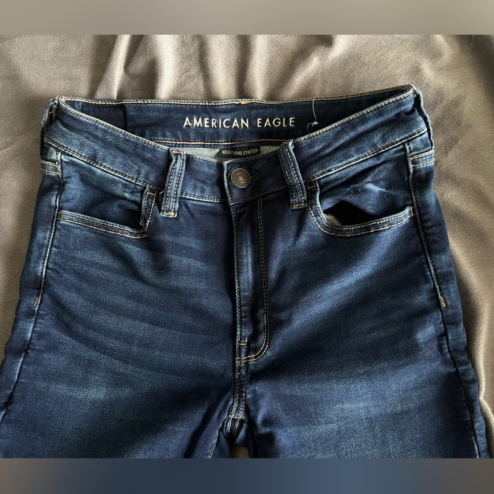 American Eagle Outfitters‎ Dark Blue Women's Skinny Jeans